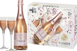 VINADA Tempranillo Rosé incl 2 Glazen Cadeaupakket